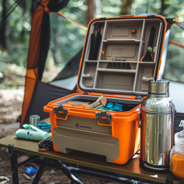 camping storage cooler