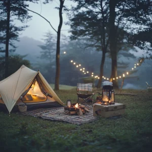 camping set up